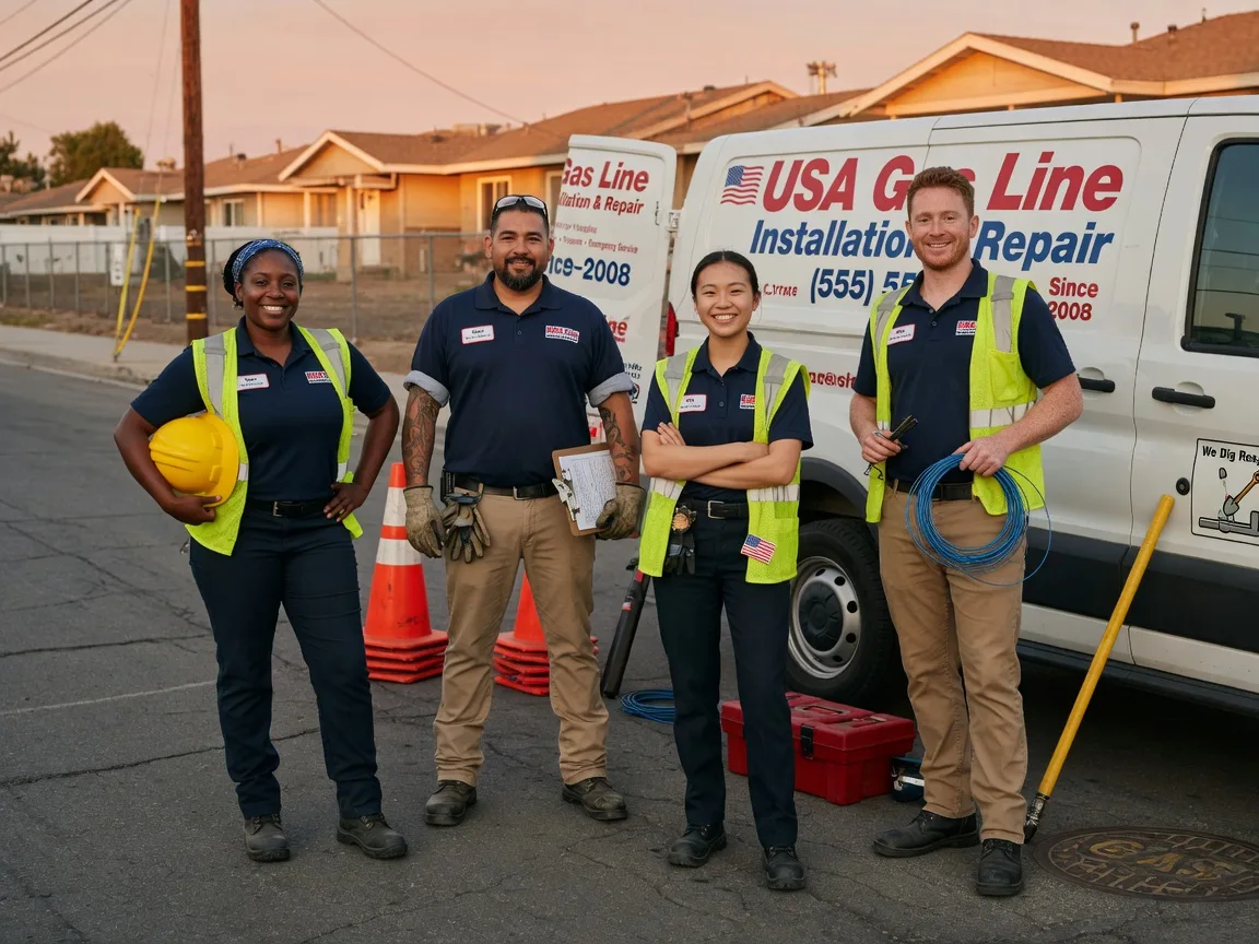 Gas Line Installation company in Downing, WI